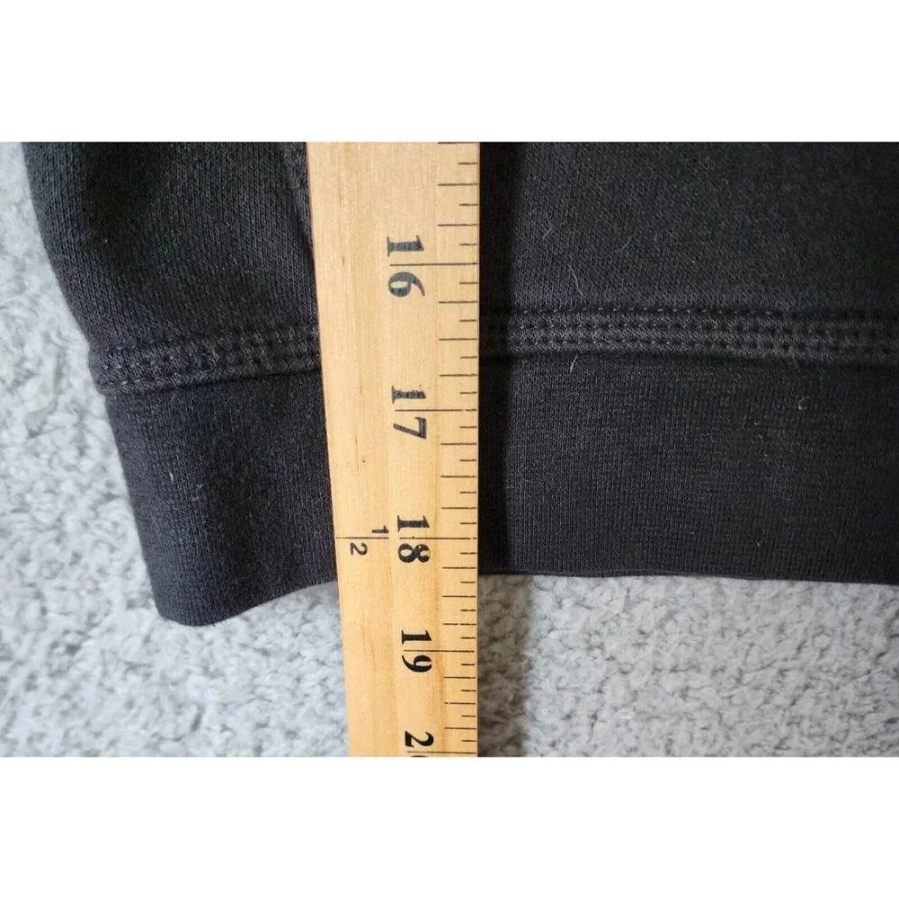 Nike Black Swoosh Logo Kangaroo Pocket Basic‎ Pullover Hoodie Youth Size Large 7